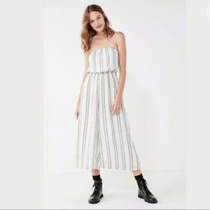 Silence + Noise Jackson Strapless Culotte Jumpsuit - image 1